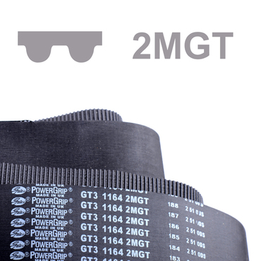 Timing belt PowerGrip® GT3 section 2MGT width 9 mm